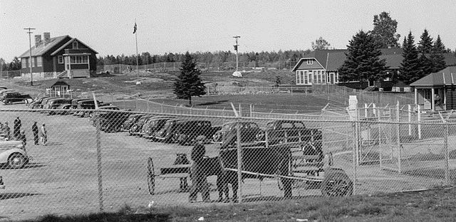 The Dionne Quintuplets' home. 